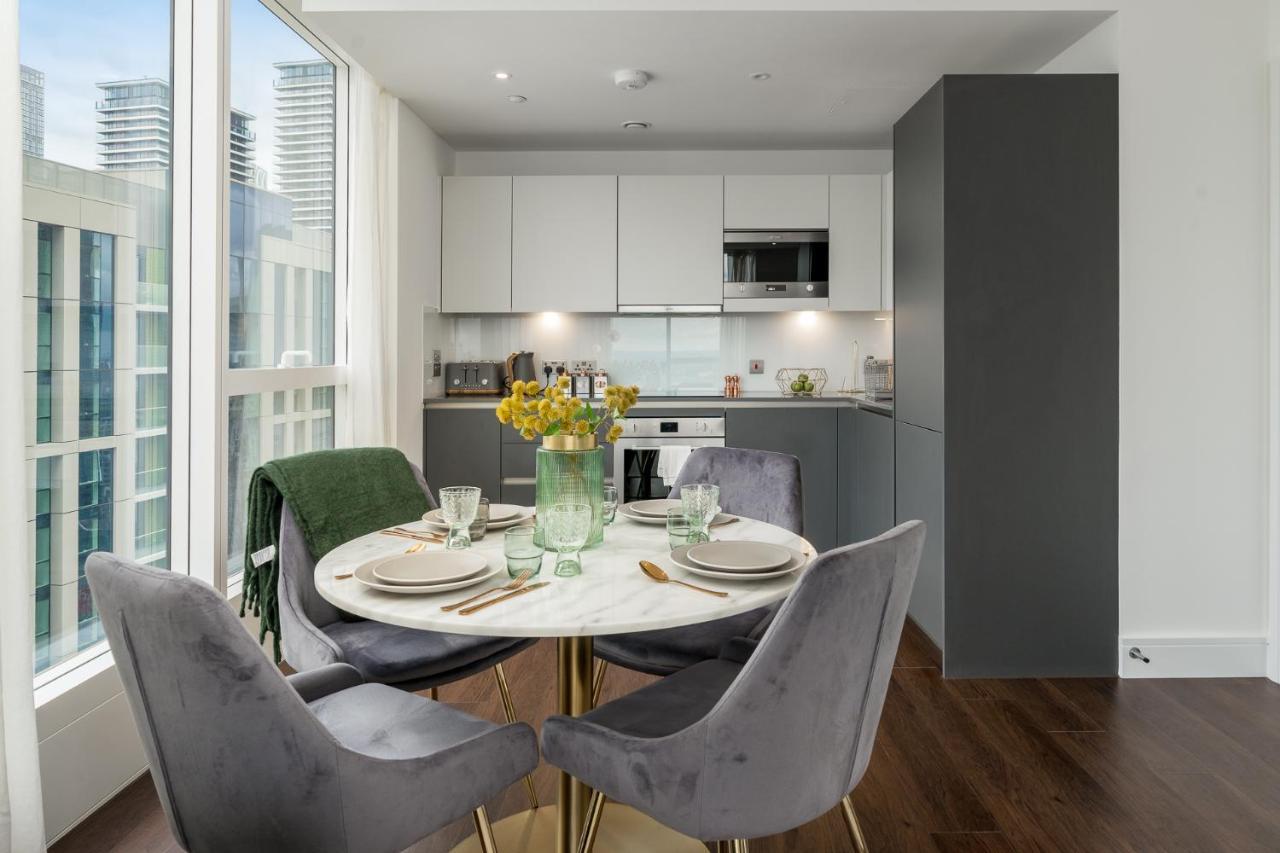 Luxurious Spacious 2Bed Suites Skyline River Views By Canary Wharf Лондон Экстерьер фото