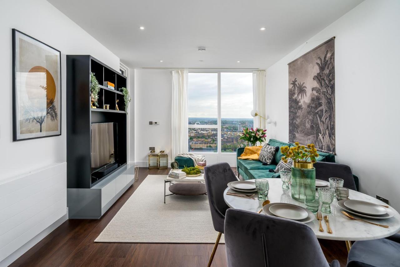 Luxurious Spacious 2Bed Suites Skyline River Views By Canary Wharf Лондон Экстерьер фото