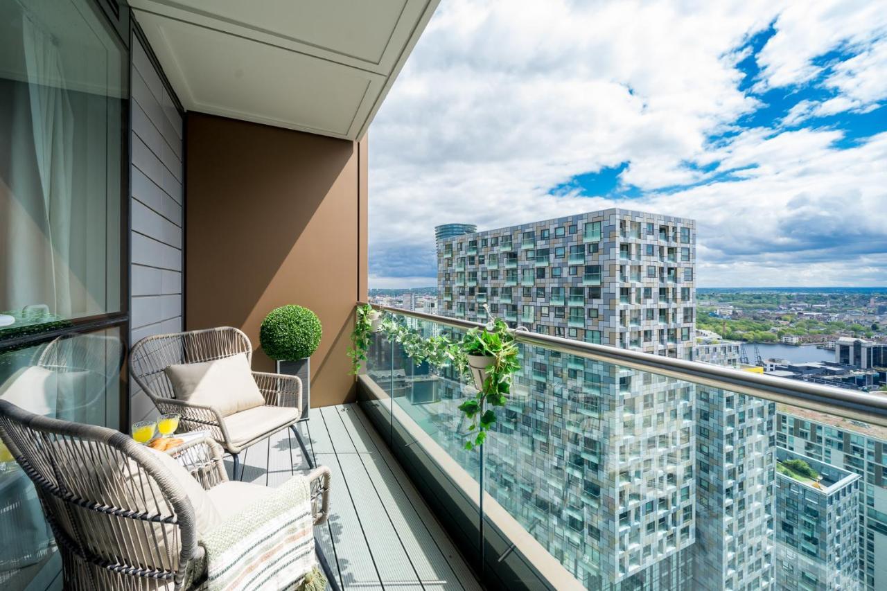 Luxurious Spacious 2Bed Suites Skyline River Views By Canary Wharf Лондон Экстерьер фото